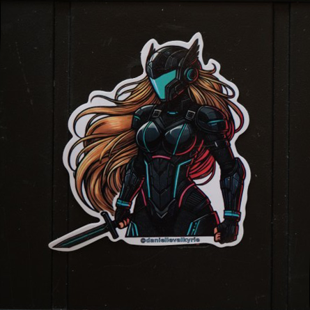 Valkyrie's Sword Sticker