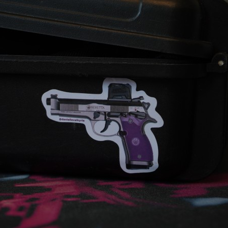 Violet Beretta 92X Sticker