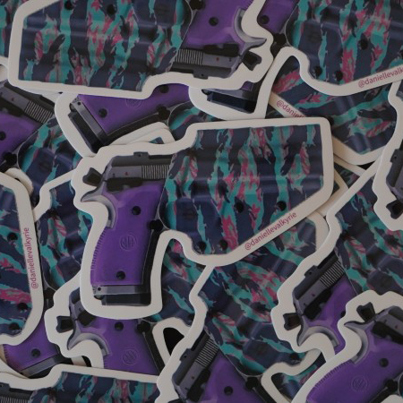 Beretta 92X Holster Sticker